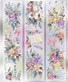 ✤7424✤ 切売り 海外マステ 五宝文創 繁花