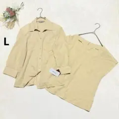 An-Current 【11R】 スキッパーカラーシャツ ブラウス ２点セット