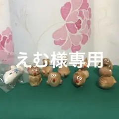 お値下げ　木の動物　8個セット　キャンドル2個おまけ