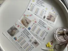 saving challenge！birthdayリフィル3枚♪A6サイズ