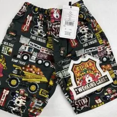新品未使用タグ付き JAM ジャム 働く車 半ズボン 90cm チャコール
