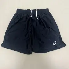 ASICS 黒 ドローストリングパンツ