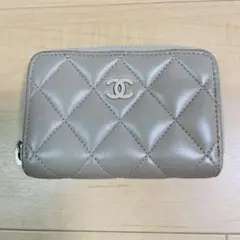 CHANEL 正規品 ラムスキン ココマーク コインケース 財布