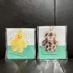 mojojojo アクリルキーホルダーセット（アヒル・クマ）