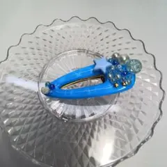 ヘアピン 手作り(レジン) 海モチーフ