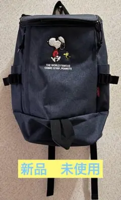 SNOOPY リュック　ワンポイントサガラ　ネイビー
