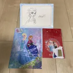 最終値下げ❣️⭐️アナ雪３点セット①スケッチアート②袋③ポケット付きクリアファイル⭐️