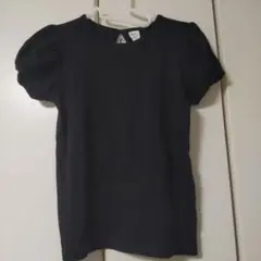Bee des Bee カットソー バックリボン パフスリーブ 半袖 黒