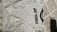 YONEX グレー ロングTシャツ Lサイズ