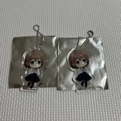 アイドルマスター　桜守歌織　豊洲防災　アクリルキーホルダー　2点セット