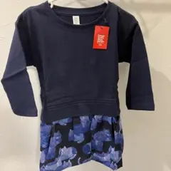 グラニフ　猫　新品　ワンピース　90