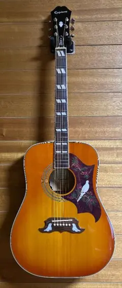 Epiphone Dove エレアコ　弦高調整済み美品 美品◎Epiphone アコースティックギター Dove LTD EDITION