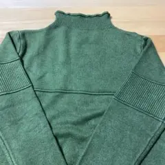 JUNOAHボトルネックセーター　グリーン　色注意！
