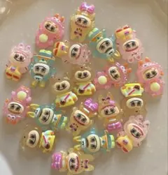 夜光　キャラクター　デコパーツ　20個セット