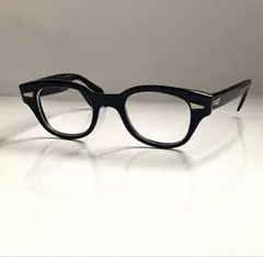 Bausch Lomb ボシュロム　60sブラックウェリントンメガネ 46-23