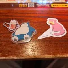 コメダ珈琲店 ポケモン アクリルキーホルダーセット カビゴン
