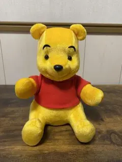 プーさん　オルゴール　首振り　人形　Sankyo ディズニー　ぬいぐるみ　置物