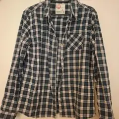 VENT COUVERT チェック柄長袖シャツ L