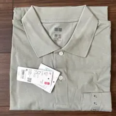 新品　タグ付き　UNIQLO エアリズム ポロシャツ XL 51 Green