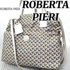 美品【人気の2way】ROBERTO PIERI ショルダーバッグ タタミ柄