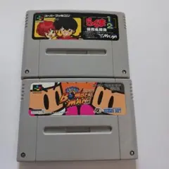 スーパーファミコンソフト　スーパーボンバーマン らんま1/2 セット