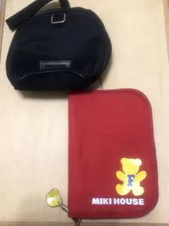 ミキハウス　母子手帳ケース コムサデモード　小物入れ