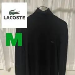 Lacoste ラコステ ブラック タートルネック ニット