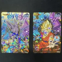 ドラゴンボールヒーローズ ビルス 孫悟空 HGD7-SCP1 HGD7-SCP3