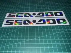 シードゥーseadooオーロラホログラムステッカー