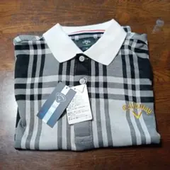 Callaway チェック柄 ポロシャツ Mサイズ