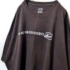 ポート&カンパニーMerrickロゴ Tシャツ ブラウン 茶色 3XL 古着