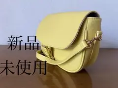 【新品お値下げ】夏✨　Kitanuma2 イエローレザーショルダーバッグ