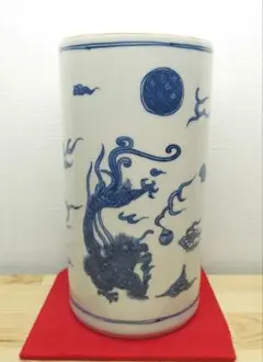 茶道用　染付水指／玉堂作 染付山水十二角水指 二代手塚玉堂 - 茶道具きよ川［茶器・茶道具