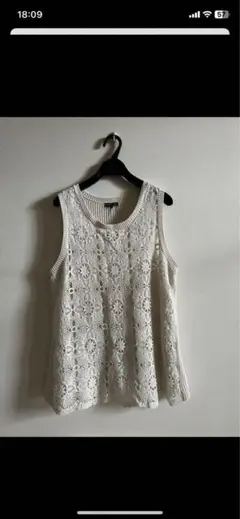 CMMN SWDN シアータンクトップ 23SS CMMN SWDN シアータンクトップ 23SS
