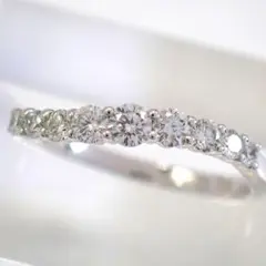 ポンテヴェキオ 0.32ct ダイヤ リング K18WG 750 7号 3894