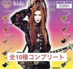 【300円スタート！】hide PINS CAPSULE 全10種 ギターピンズ