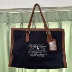 Ralph Lauren トートバッグ ネイビー 美品