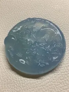 ⭐︎アクアマリン龍彫りペンダント