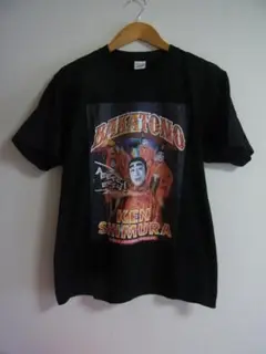 志村けんの大爆笑展 バカ殿 グラフィック アート Tシャツ L 美品 ブラック