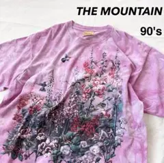 THE MOUNTAIN USA製 フラワープリント タイダイ Tシャツ XL