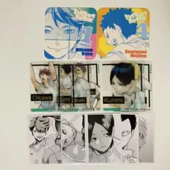ハイキュー　及川徹　岩泉一　国見英　ファンパーク　クリアカード　アートコースター