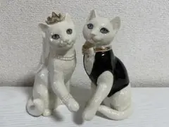 猫　置物　レノックス　LENOX