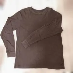GAP オーガニックコットン 長袖Tシャツ L ブラウン