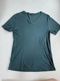 Theory ダークグリーン Vネック Tシャツ
