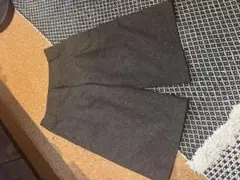 ハーフパンツ　ワイド　ネップ