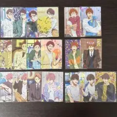 Free! バースデー キラキラアートカード 貴澄 旭 日和 百太郎 夏也