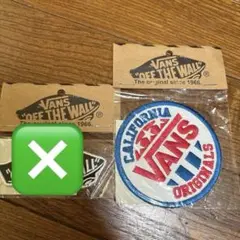 VANS ワッペン