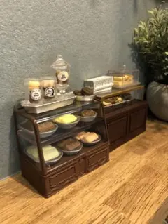 【ハンドメイド】ミニチュアスイーツ　ミニチュアショコラ屋さん　ロータス