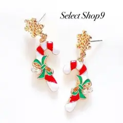 新品未使用品♡キャンディクリスマス美品ゴールドヴィンテージインポート韓国ピアス