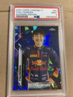 2020 topps chrome sapphire f1 角田　psa9